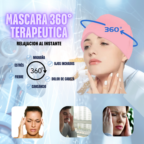 Gorro De Gel Alivio De Migraña Dolor Cab