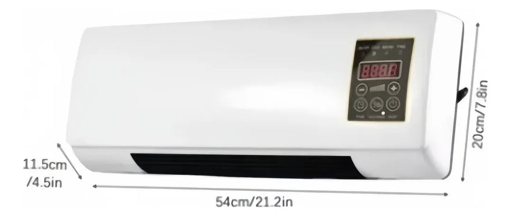 Calefactor de Pared Control remoto - Climatiza tu espacio