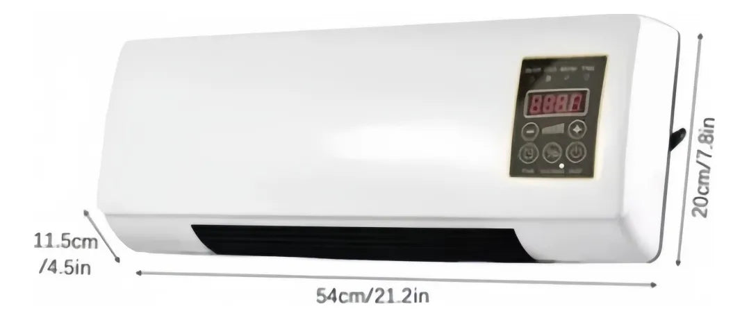 Calefactor de Pared Control remoto - Climatiza tu espacio